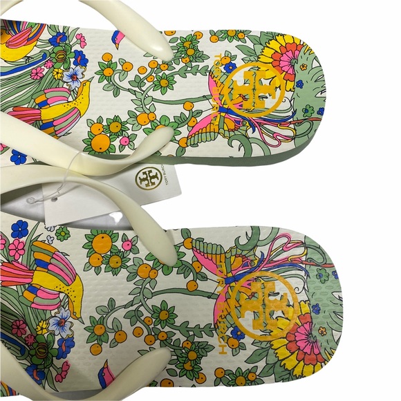 Tory Burch Floral Sandals - Multicolor - Picture 8 of 9